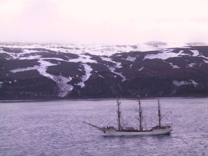 Dreimaster vor Deception Islands