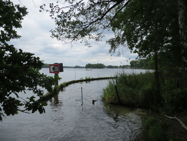 Blick auf den Kleinen Rohrwall