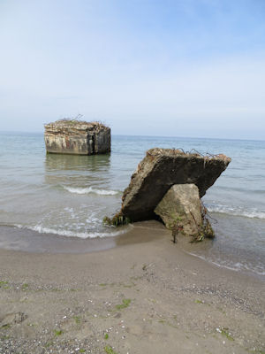 berreste einer Bunkeranlage bei Ahrenshoop