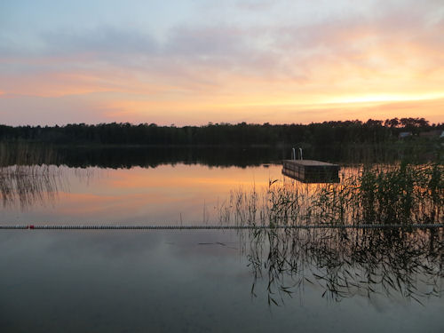 Abendstimmung am Gro Vter See