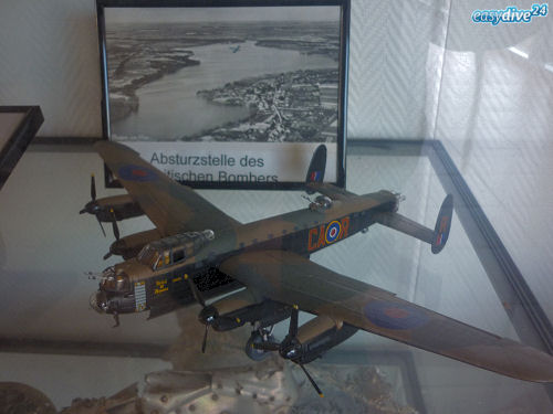 Modell eines Lancaster Bombers