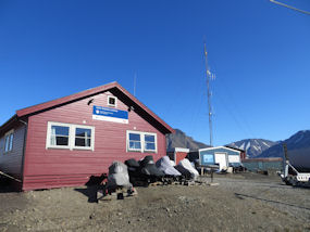 Forschungsstation in Longyearbyen