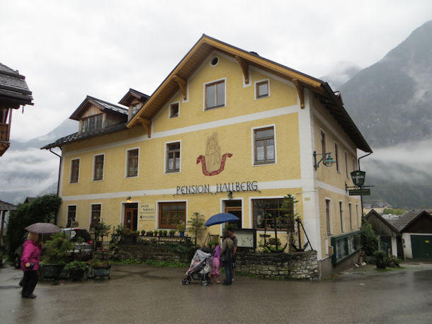 Diving inn in Hallstatt