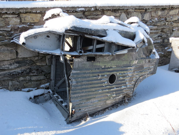 Flugzeugwrack Schneekoppe