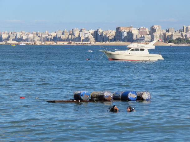 Tauchen in Alexandria