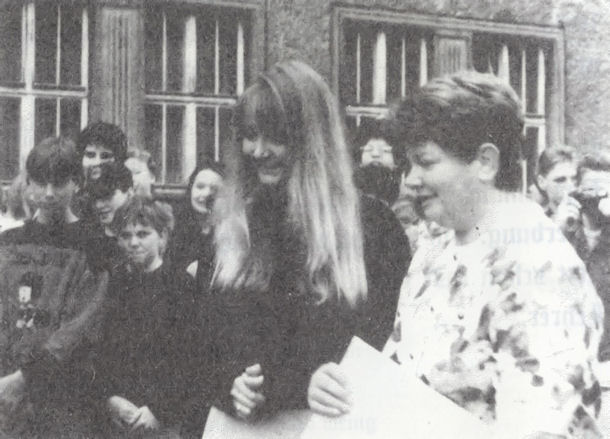 Besuch von Alexandra Cousteau im Philippe-Cousteau-Gymnasium Berlin