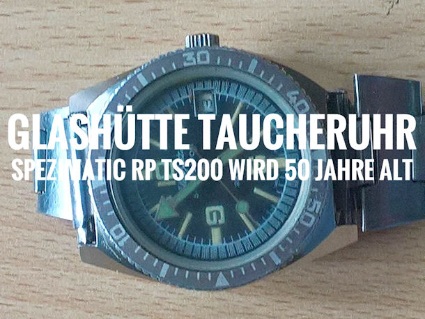 Glashütte-Taucheruhr Spezimatic RP TS200