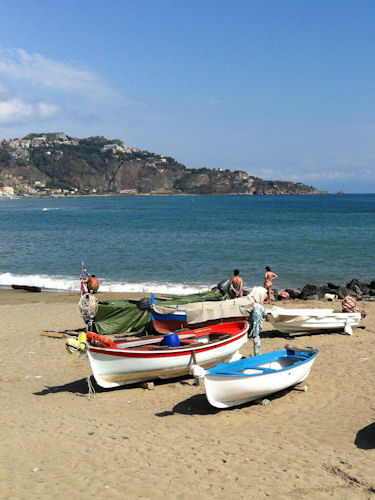 Tauchen Taormina Sizilien