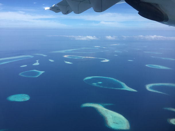 Malediven aus der Luft