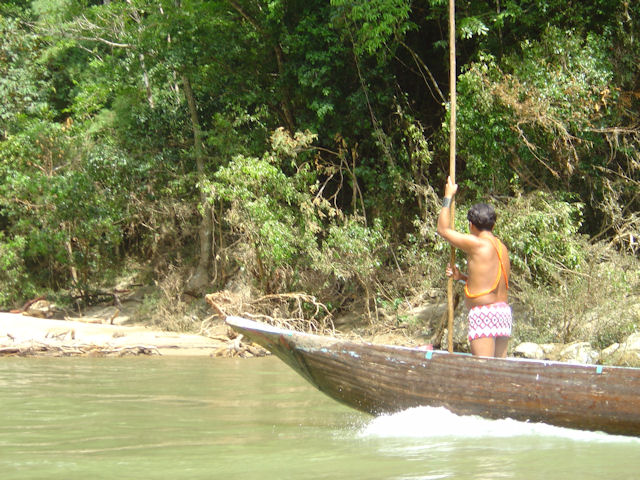 Embera Indianer in Panama