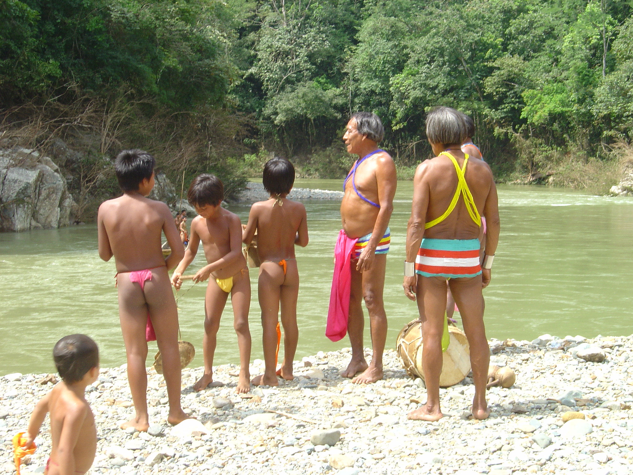 Embera Indianer in Panama