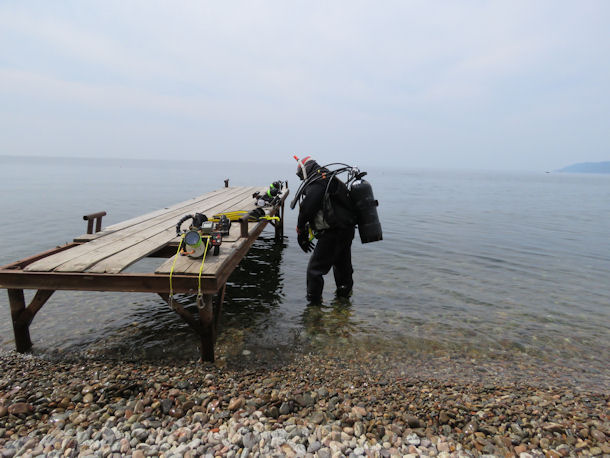 Tauchen am Baikalsee