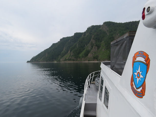 Bootsausflug vor Port Baikal