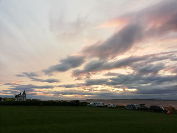 Sonnenuntergang in John o'Groats