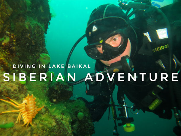 Diving in Lake Baikal
